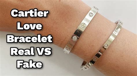 cartier love bracelet fake|genuine cartier love.